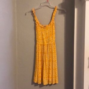 Yellow floral sundress size small